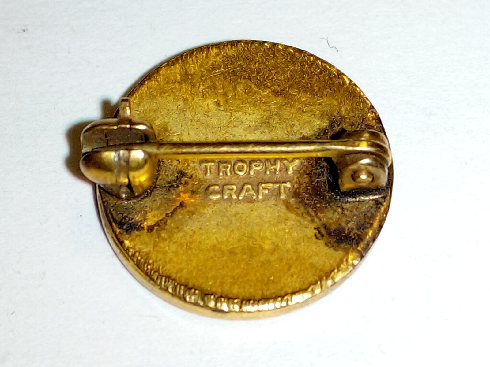 Vintage The Canadian Bank Of Commerce Est 1867 Enamel Lapel Hat Pin