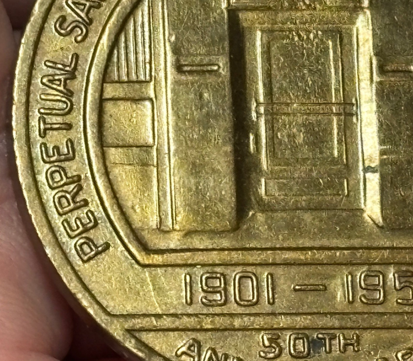 50th Anniversary – Perpetual Savings & Loan Association Token High Point, NC