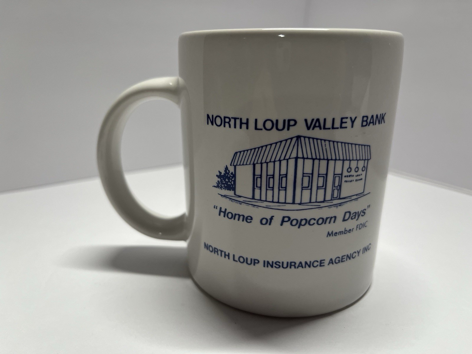 North Loup Valley Bank NORTH LOUP, NE 50th Anniversary Mug 1946-1996