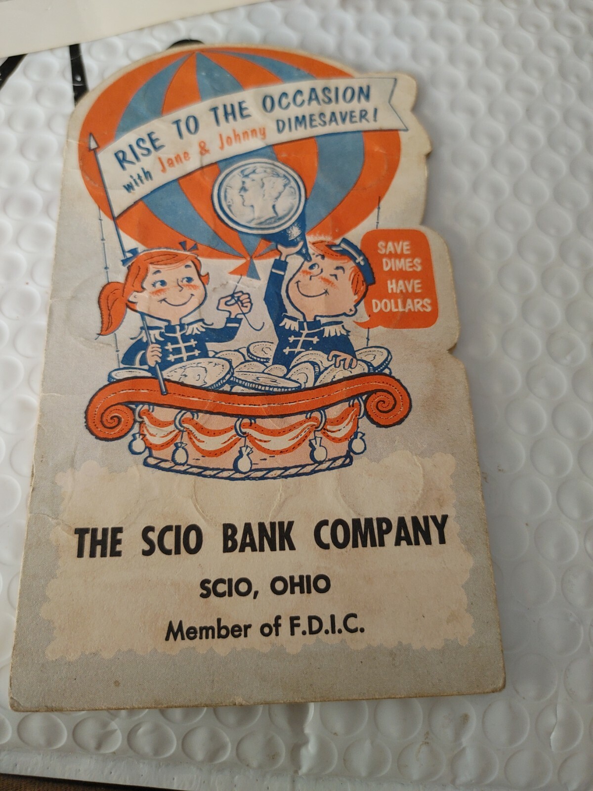Vintage Dime Saver Scio Bank Company Ohio
