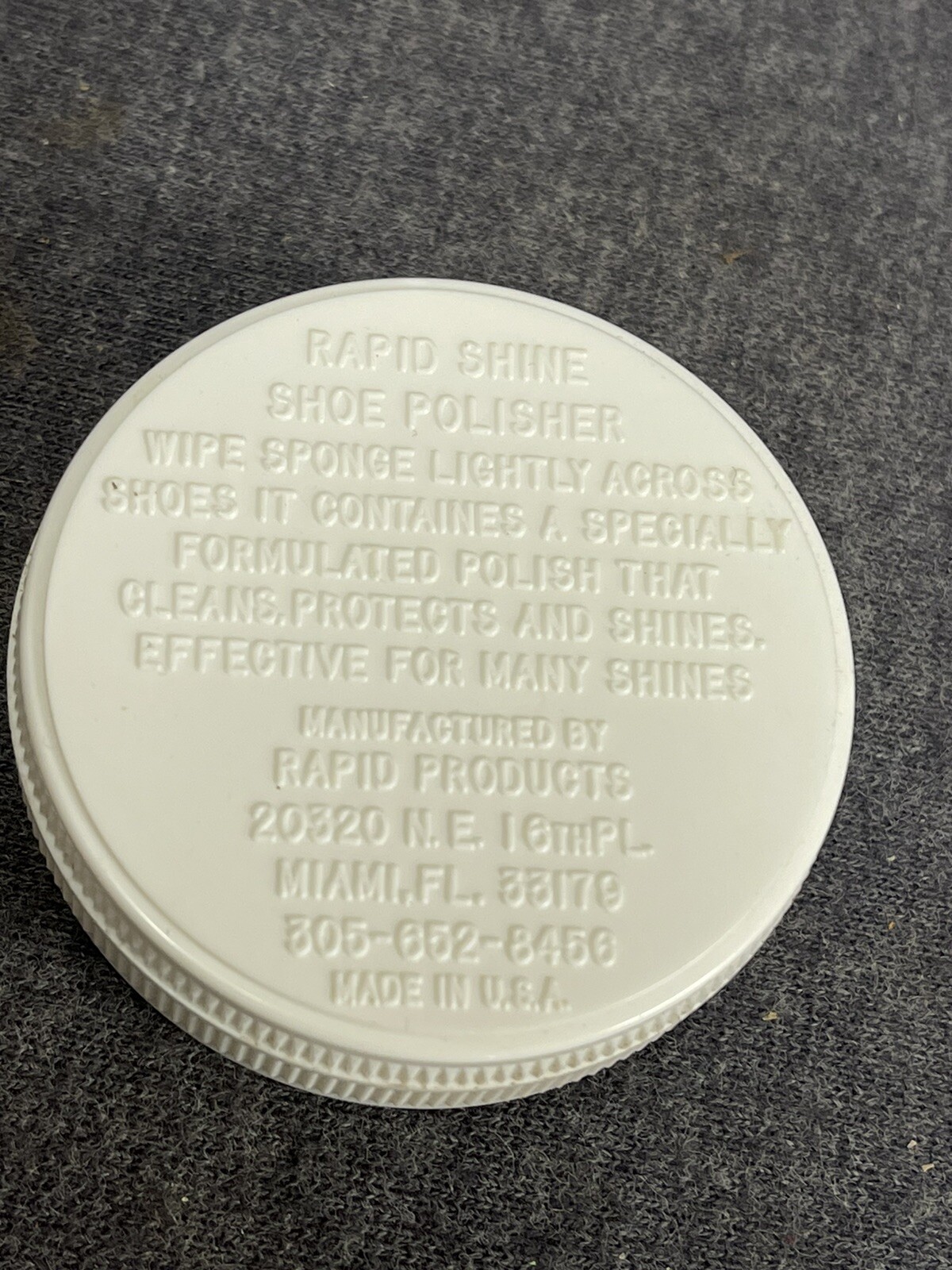 STATE FARM INSURANCE RAPID SHINE SHOE POLISHER By Rapid Products Miami Florida