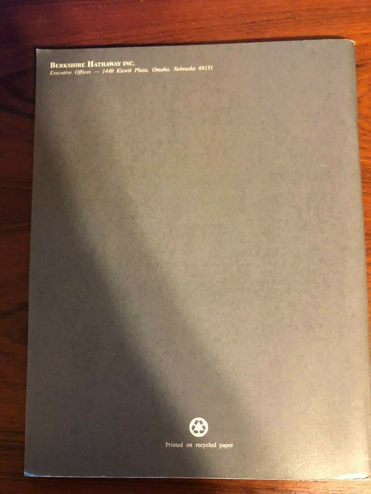 2000 Berkshire Hathaway INC. Annual Report