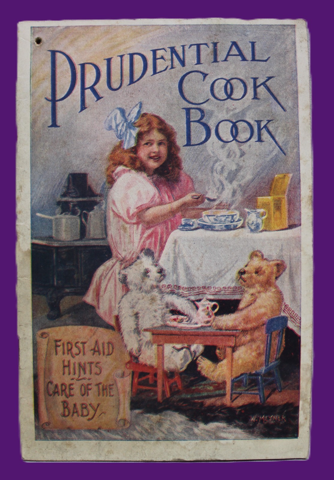 THE PRUDENTIAL INSURANCE COOK BOOK RECIPES BROCHURE GUIDE 1910 VINTAGE