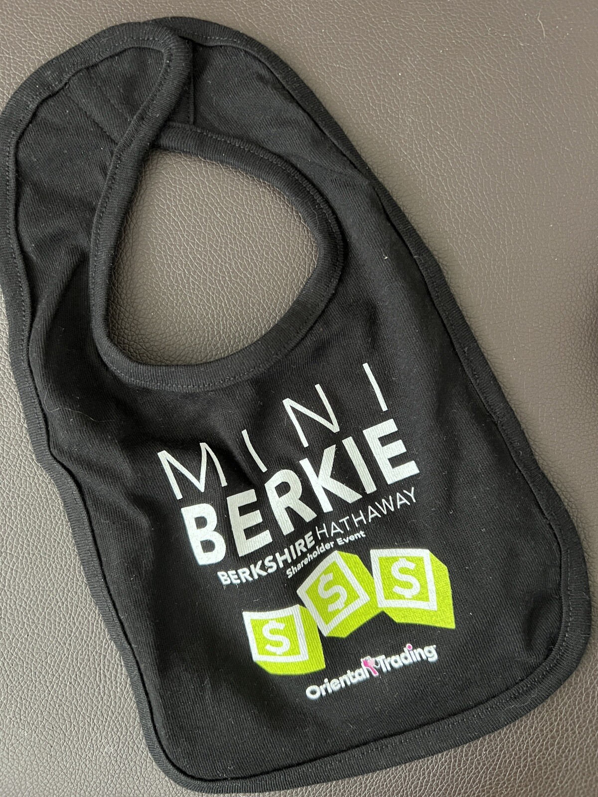 Berkshire Hathaway Baby Bib Warren Buffett Shareholder Meeting 2024