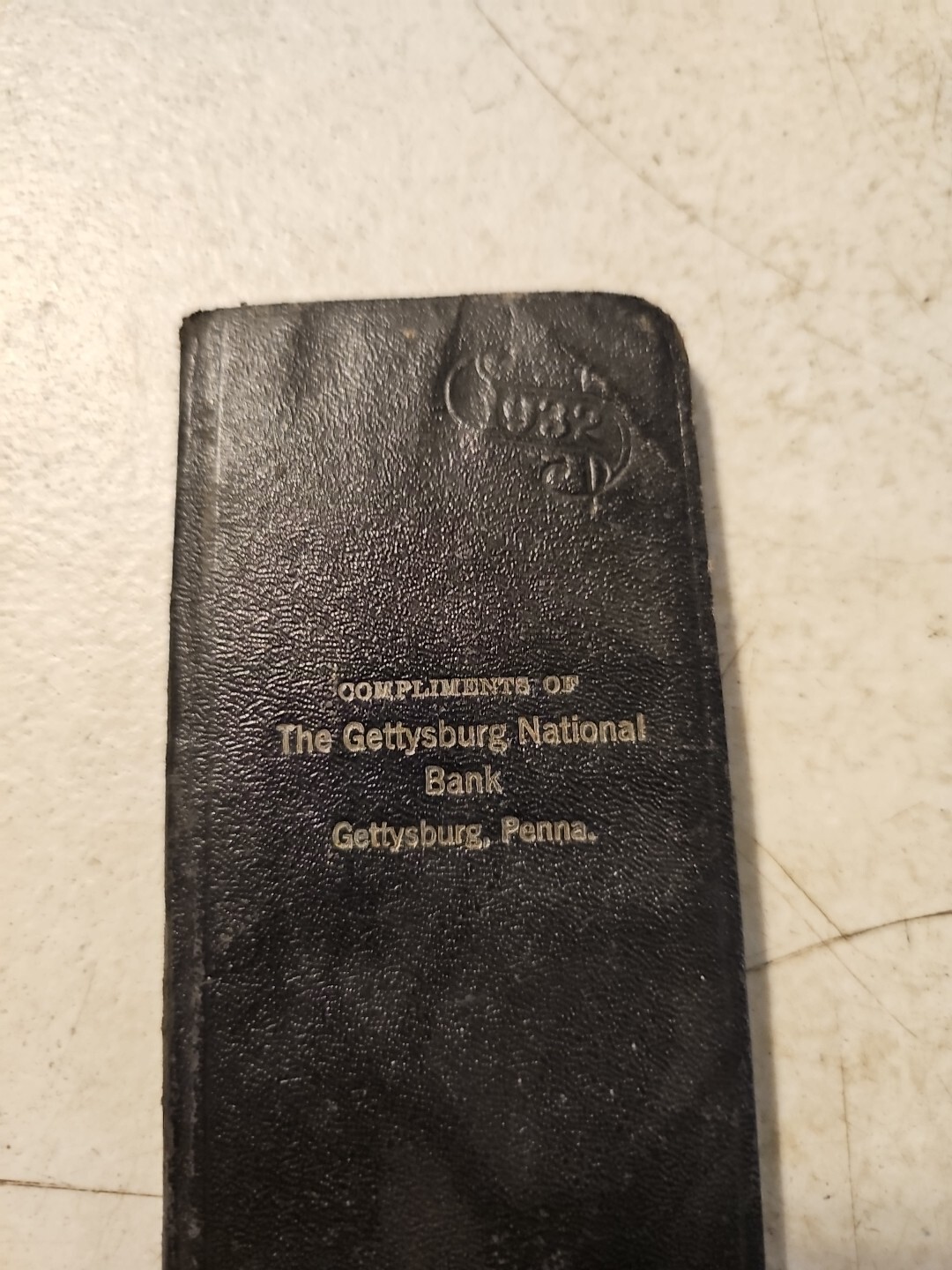 Vintage 1932 Gettysburg National Bank Pocket Calendar. Gettysburg, Pennsylvania