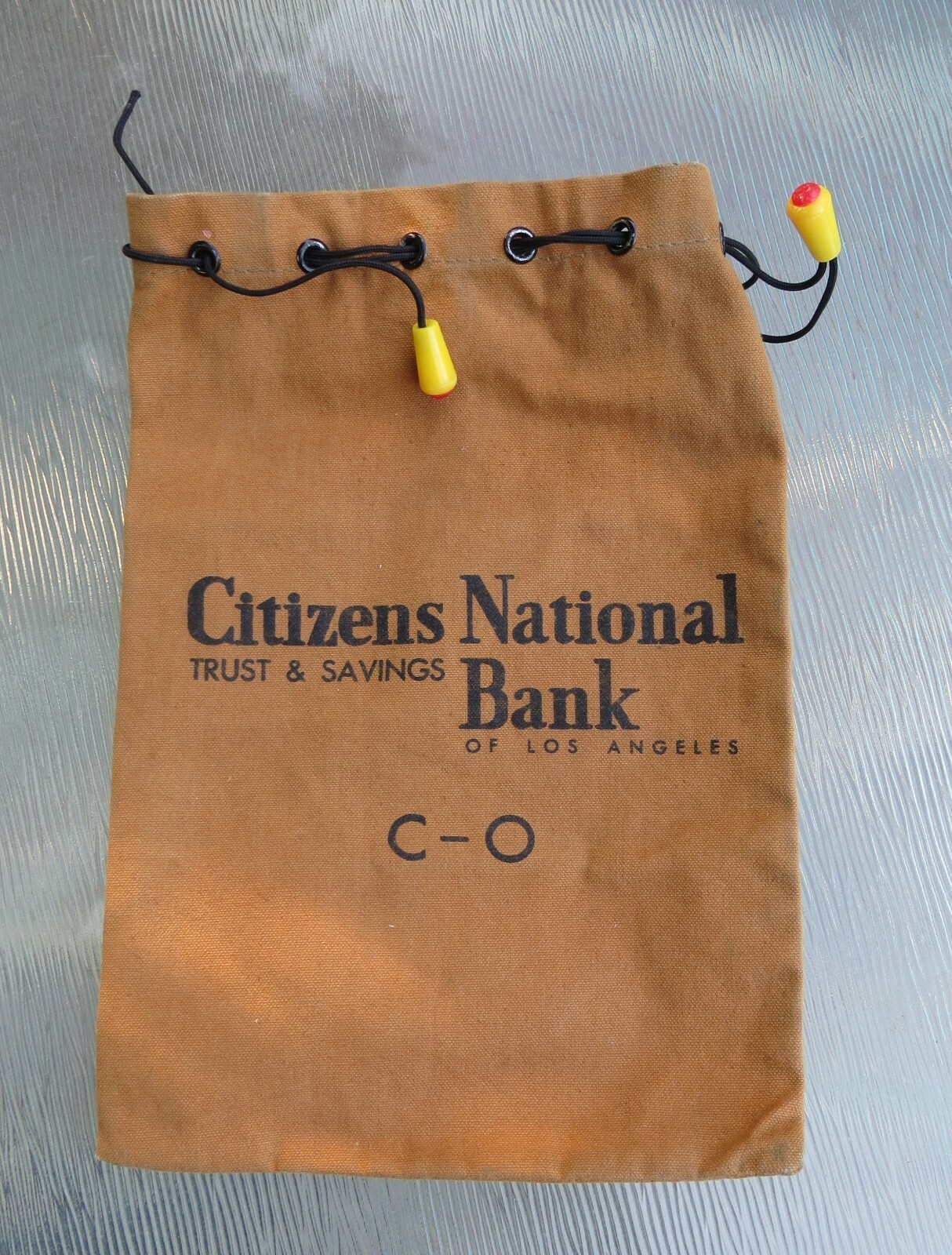 Vintage Citizens National Trust & Savings Bank Of Los Angeles Bank Bag