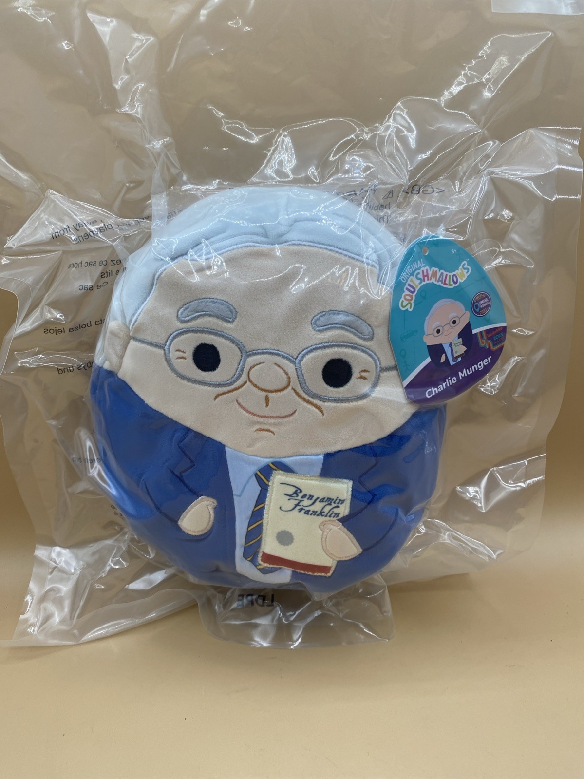 RARE Charlie Munger Squishmallow 8-inch 2023 Berkshire Hathaway Collectible