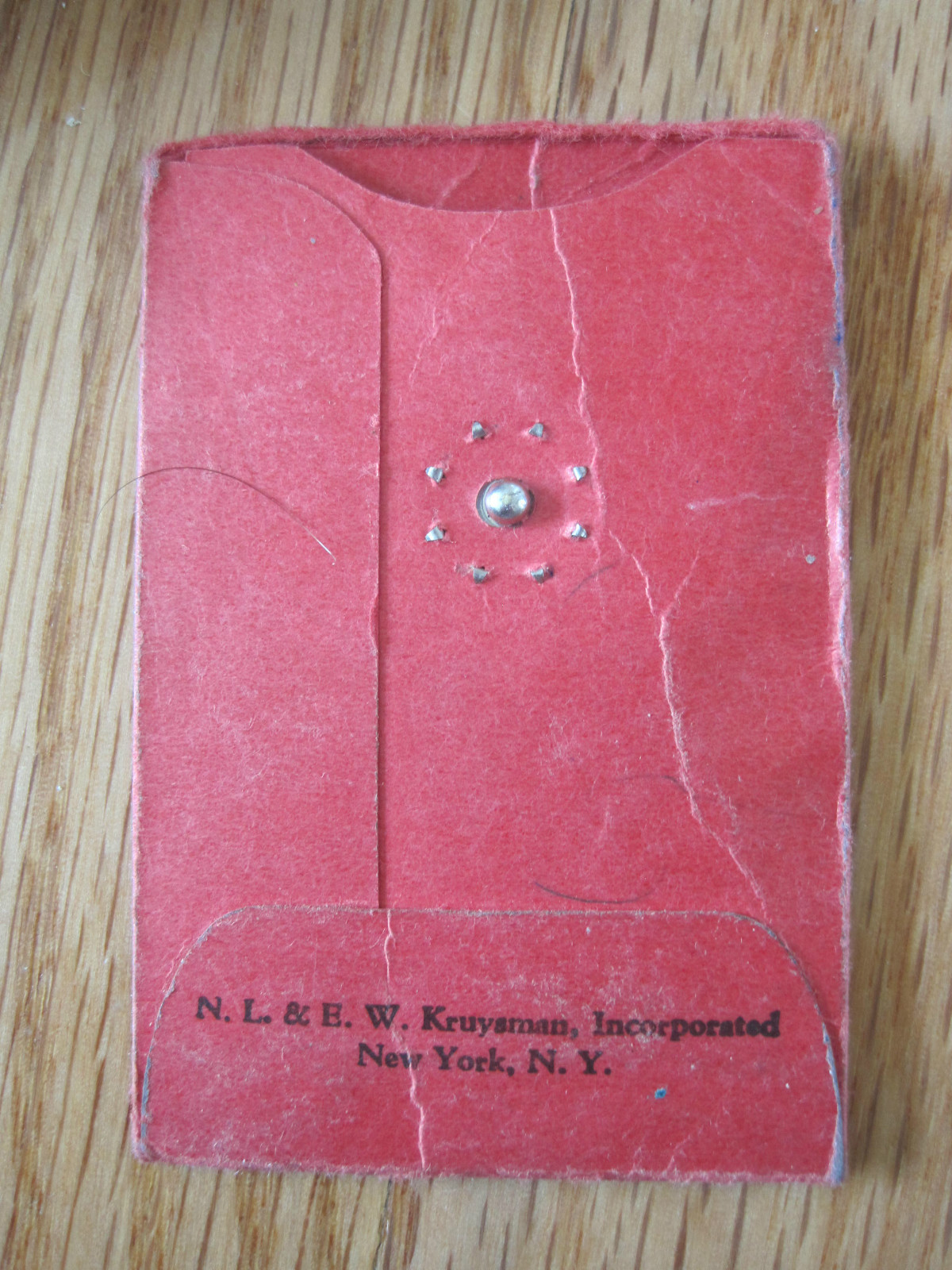 Omaha National Bank Paper Envelope Safe Deposit Box 3″x2″ Vintage