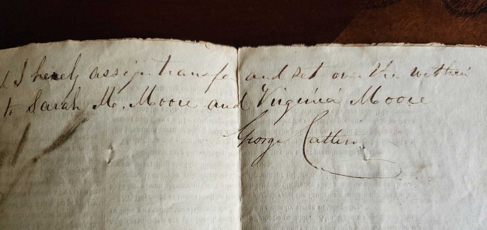 George Catlin Signed Autographed Mutual Insurance Policy That Expired May 1845