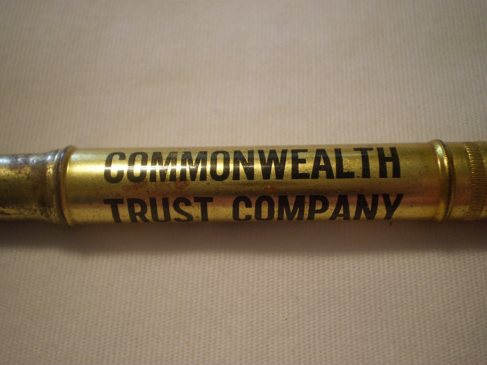 VINTAGE COMMONWEALTH TRUST CO. BANKER ADVERTISING PENCIL PITTSBURGH, PA