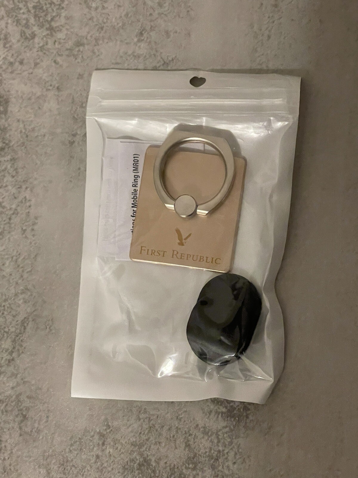 NEW FIRST REPUBLIC BANK FRB Swag Mobile Phone Ring Holder