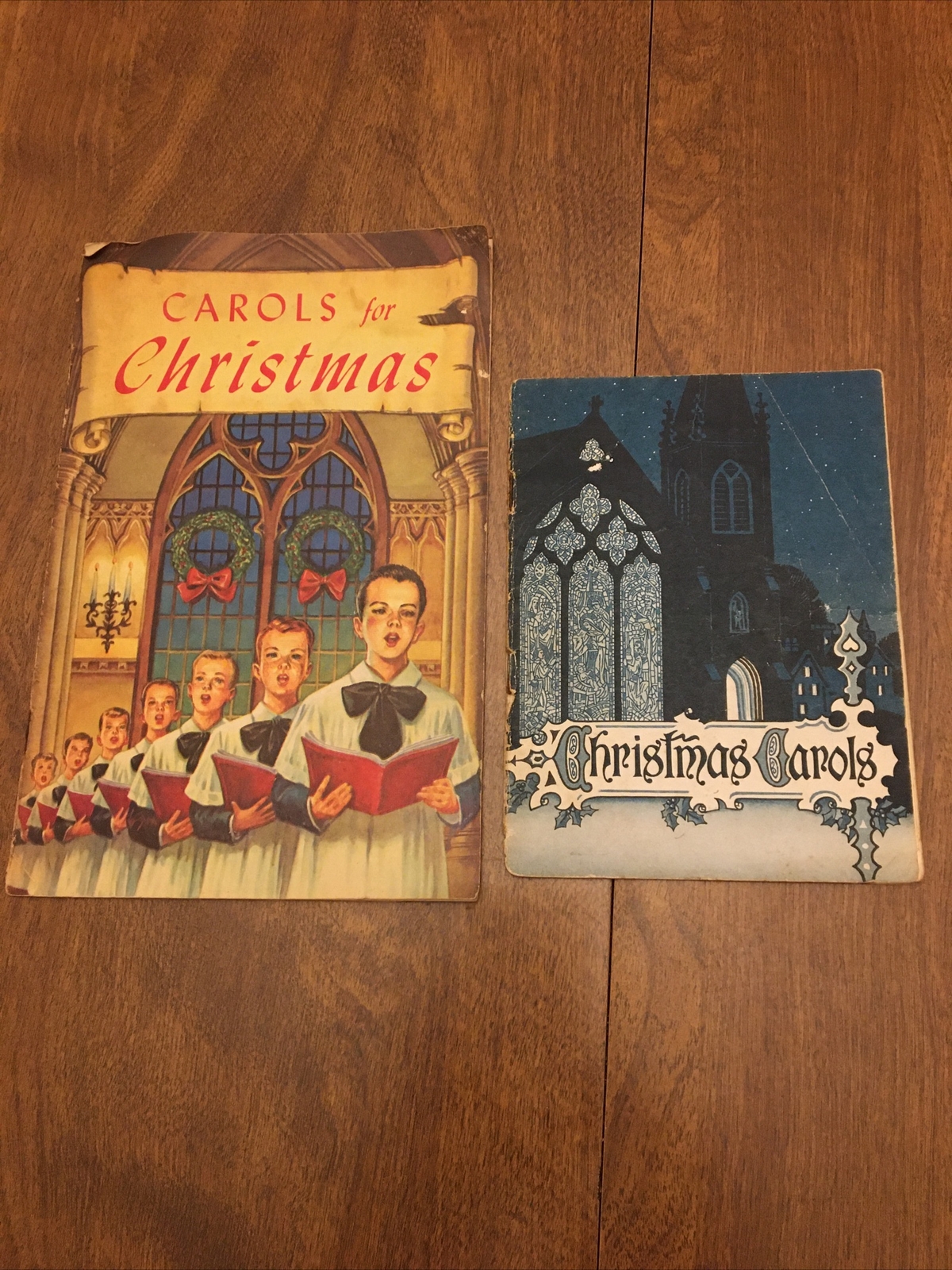 Set of 2 CHRISTMAS CAROLS Booklets – John Hancock Life Insurance 1959