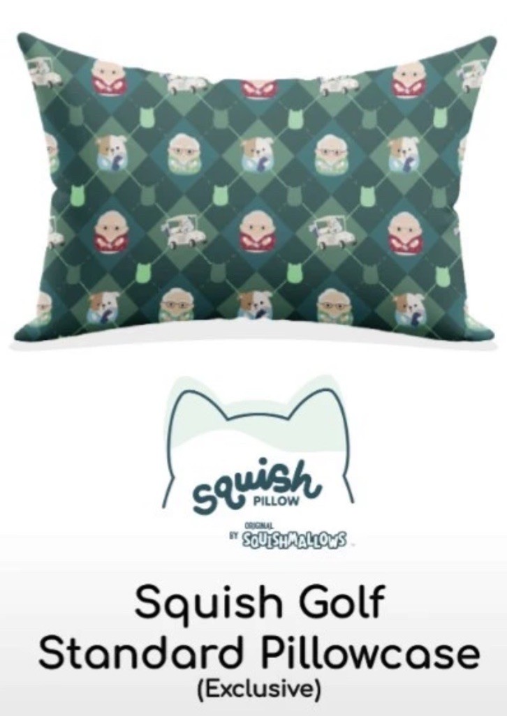 Squishmallow pillowcase Golf 2025 Berkshire Hathaway Jazwares Warren Buffett