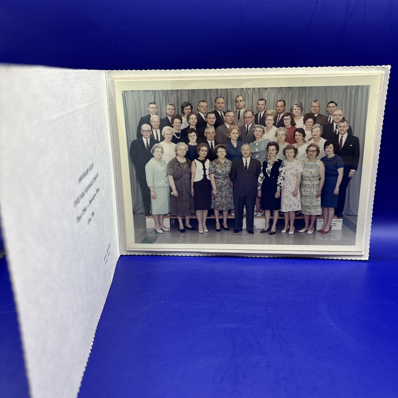 1966 (June) State Farm Anniversary 7″ x 5″ Group Photo – Bloomington, Illinois