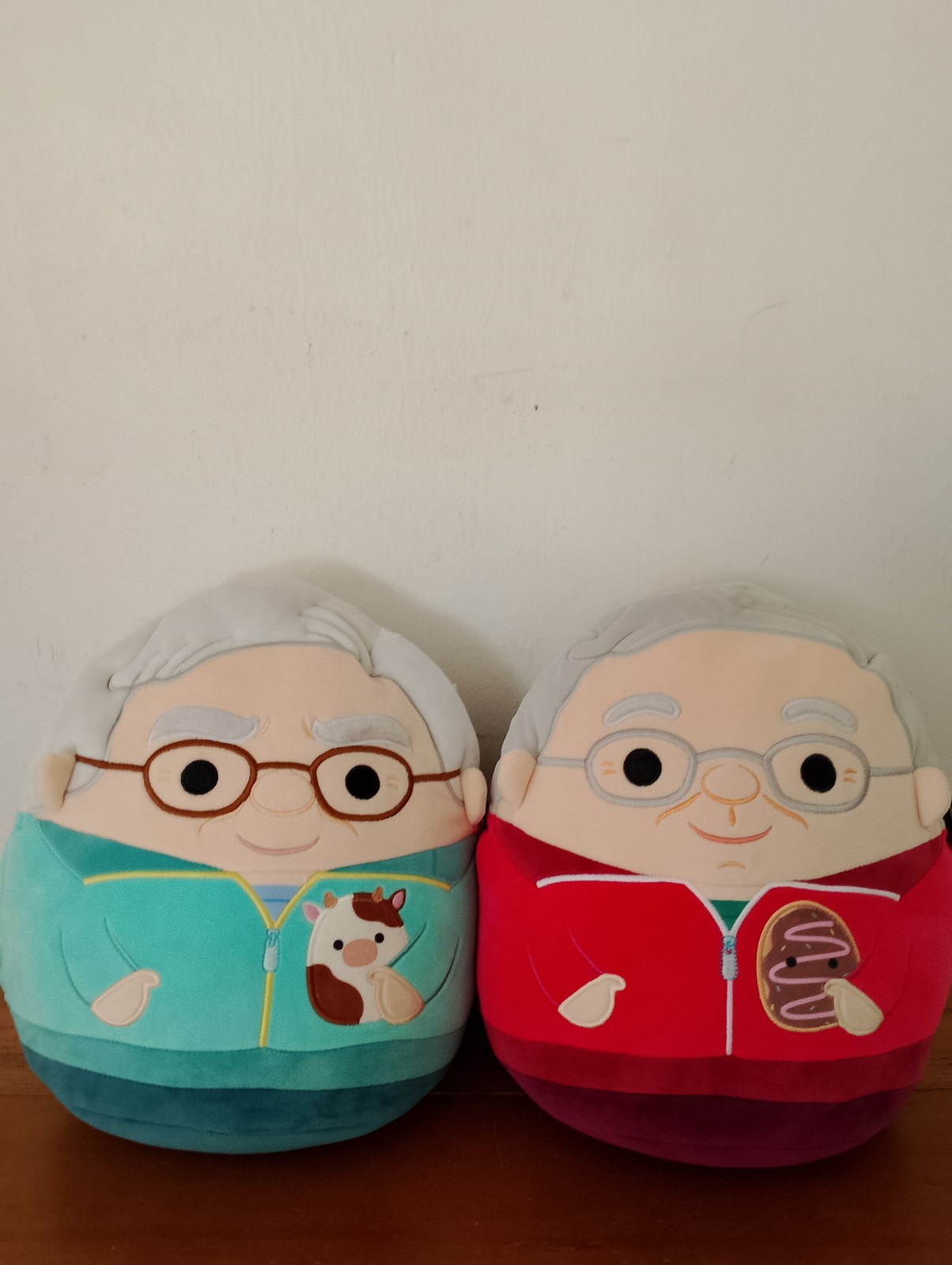 Warren Buffett / Charlie Munger Squishmallow 8” &10” Berkshire Hathaway 2023/24