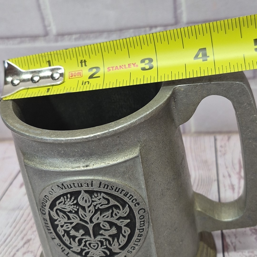 NILUSA Heavy Pewter Stein Mug, 2018 Lititz Mutual Insurance Group, Double Sided