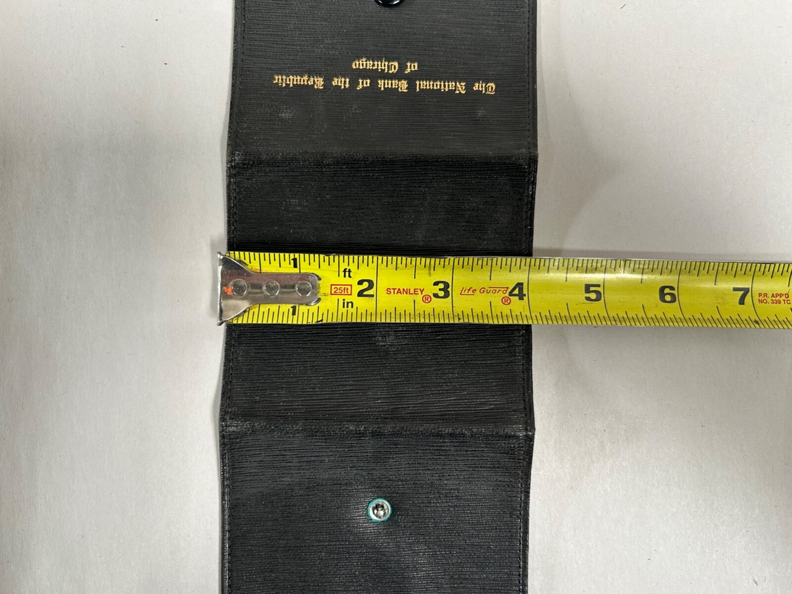 Vtg The Nat’l Bank Of The Republic Of Chicago Travelers Cheque Check Wallet (A4)