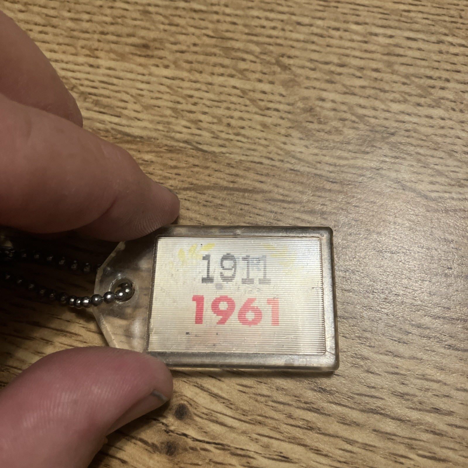 Farmer and bankers life insurance company Wichita Kansas 50th year keychain