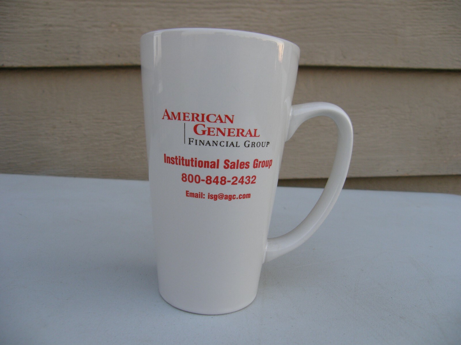 American General Financial Group Large Coffee Tea Cocoa Mug 14 oz FREE ShipN 48