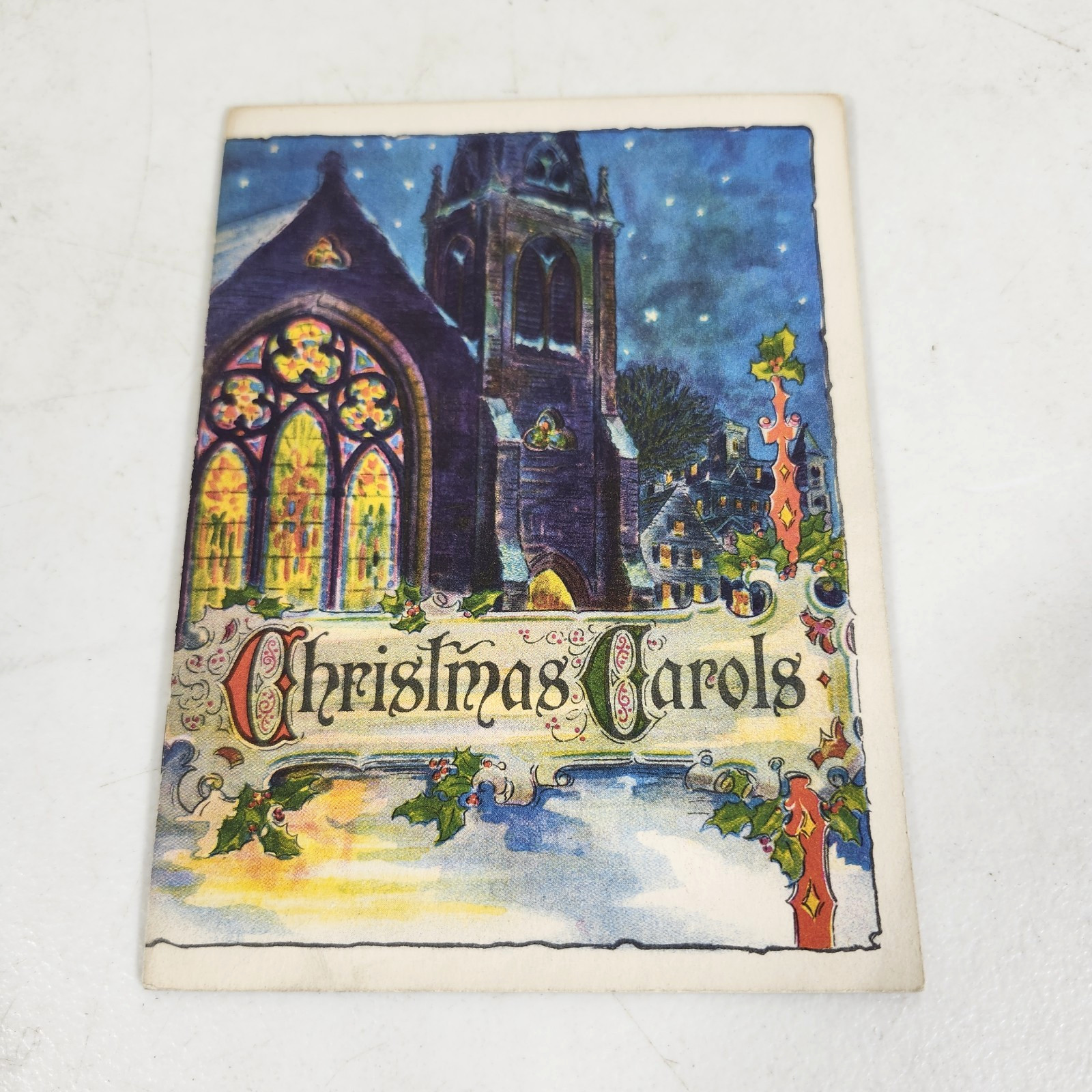 Vintage 1950’s Christmas Carols Booklet John Hancock Mutual Life Insurance Co.