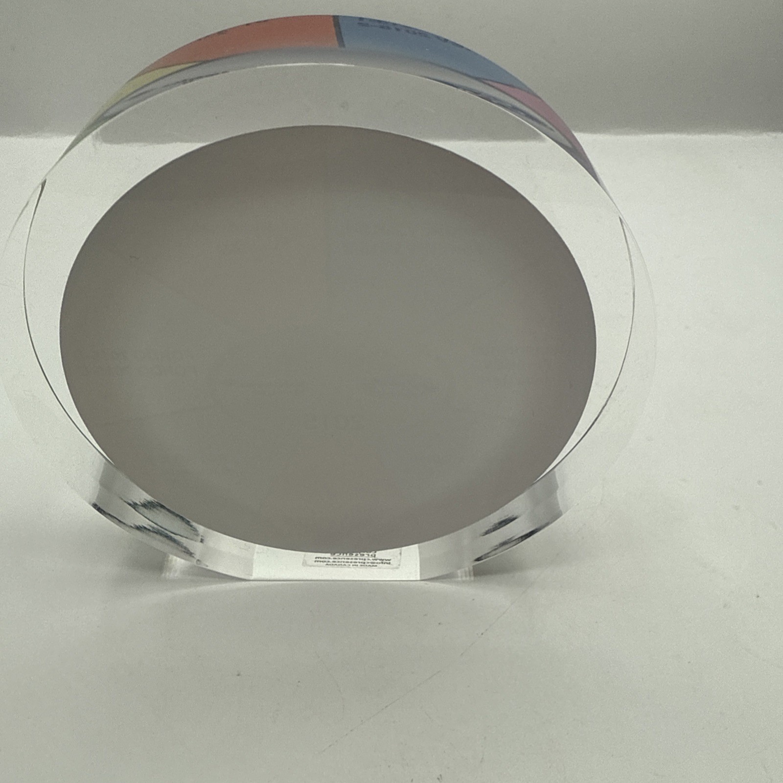 Lucite Wall Street Paper Weight Tombstone Ford Credit BofA Merrill Lynch Spin