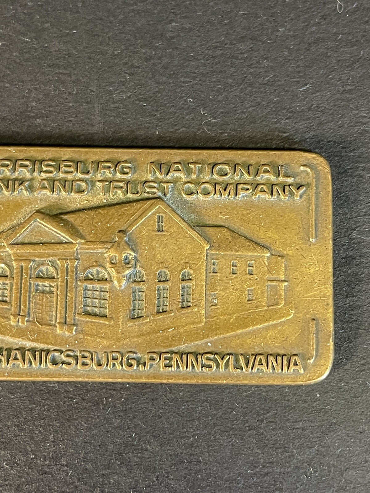 Harrisburg National Bank And Trust Advertising Key Chain Pendant Charm