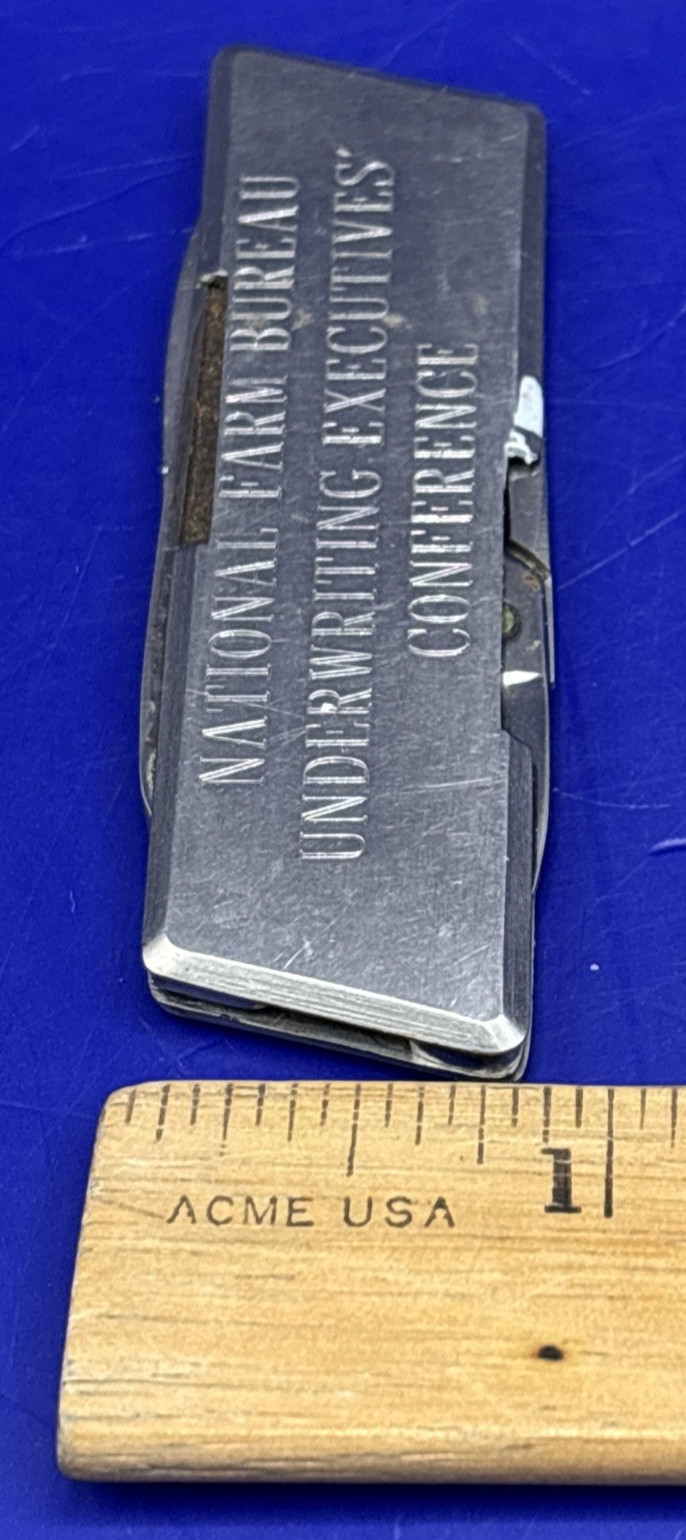 1987 National Farm Bureau Underwriting Executives Conference Parker Pocket Knife
