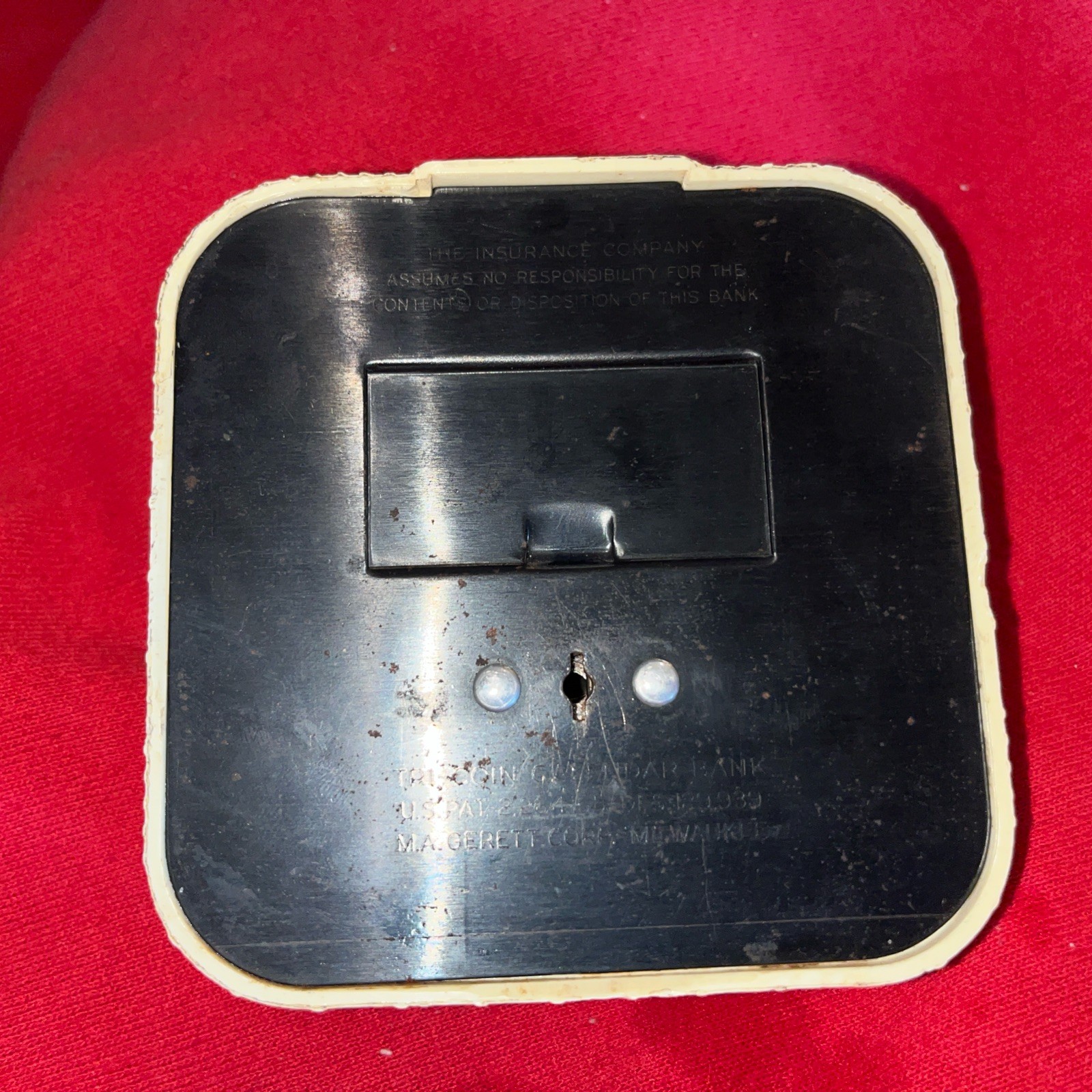 New York Life Insurance Company Vintage Coin Calendar Bank—No Key & Untested