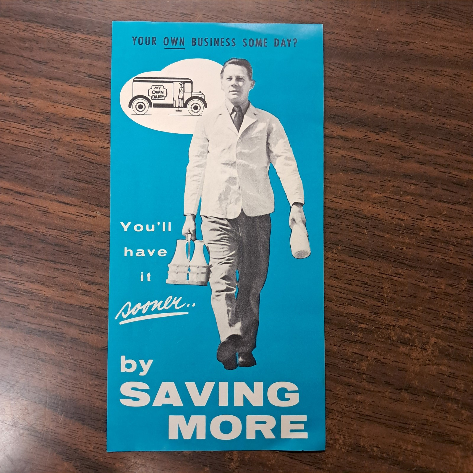 1940’s Montello Federal Savings Brockton Mass. Pamphlet on saving for a business