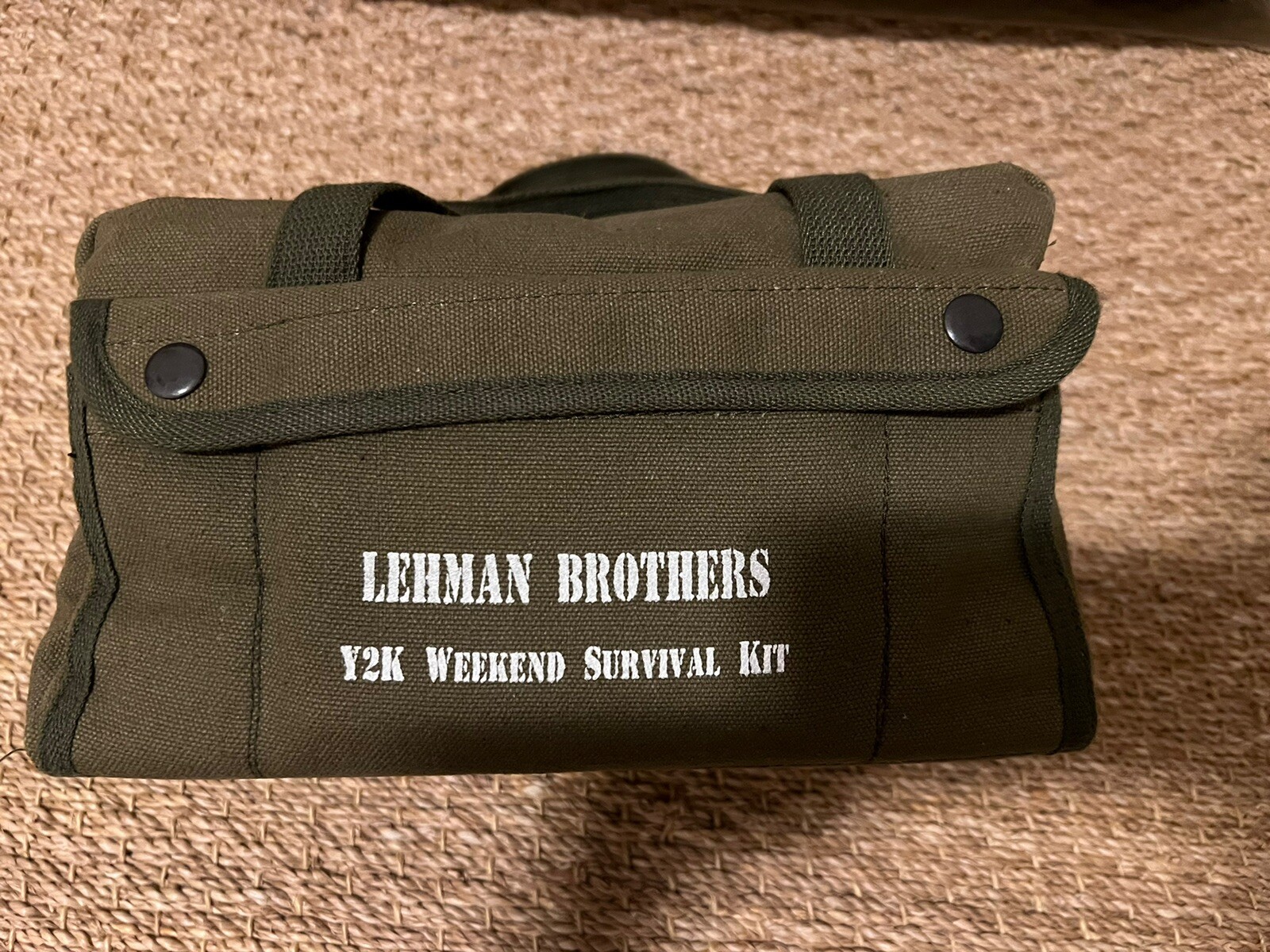 LEHMAN BROTHERS ~ CANVAS Y2K~ LAST OF THEM ~ NEW!!!