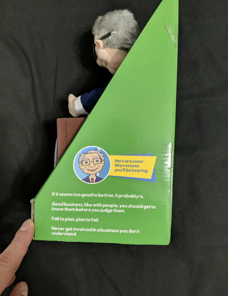 Talking Warren Buffett Doll – Figure