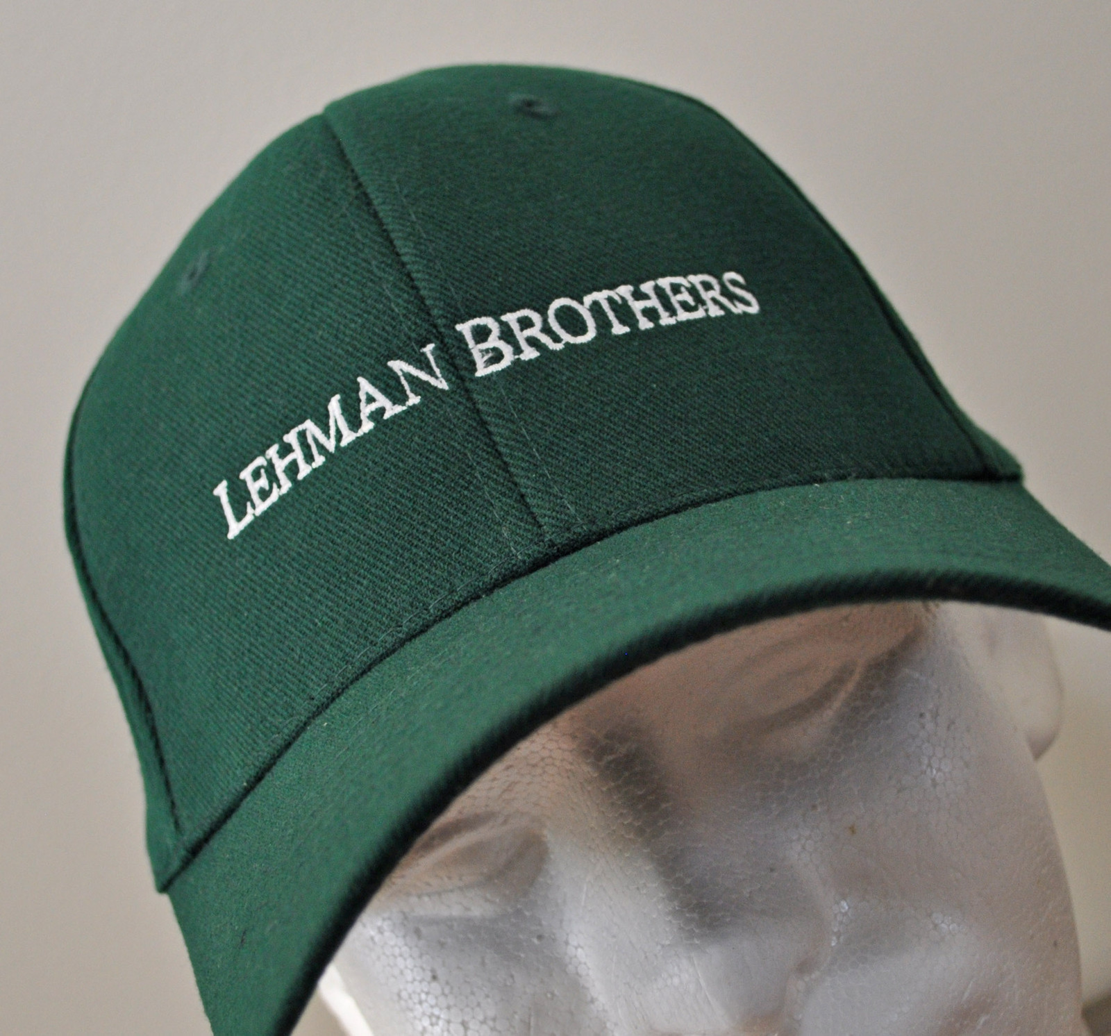 LEHMAN BROTHERS ~ SPORTS CAP ~ BASEBALL CAP ~ EMBROIDERED ~ ONLY ONE ~ NEW!