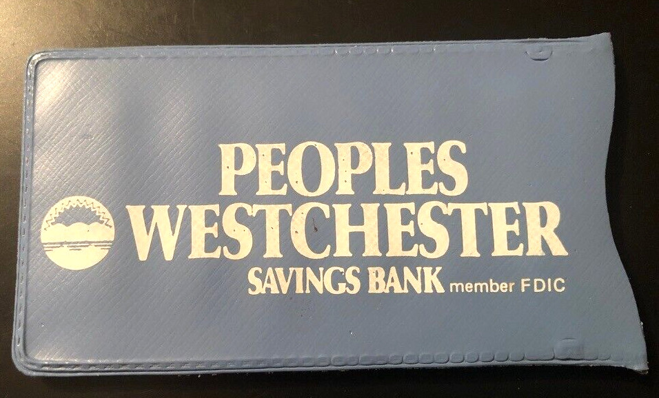 Peoples Westchester Savings Bank NY Advertising Travel Sewing Kit Vinyl Vintage