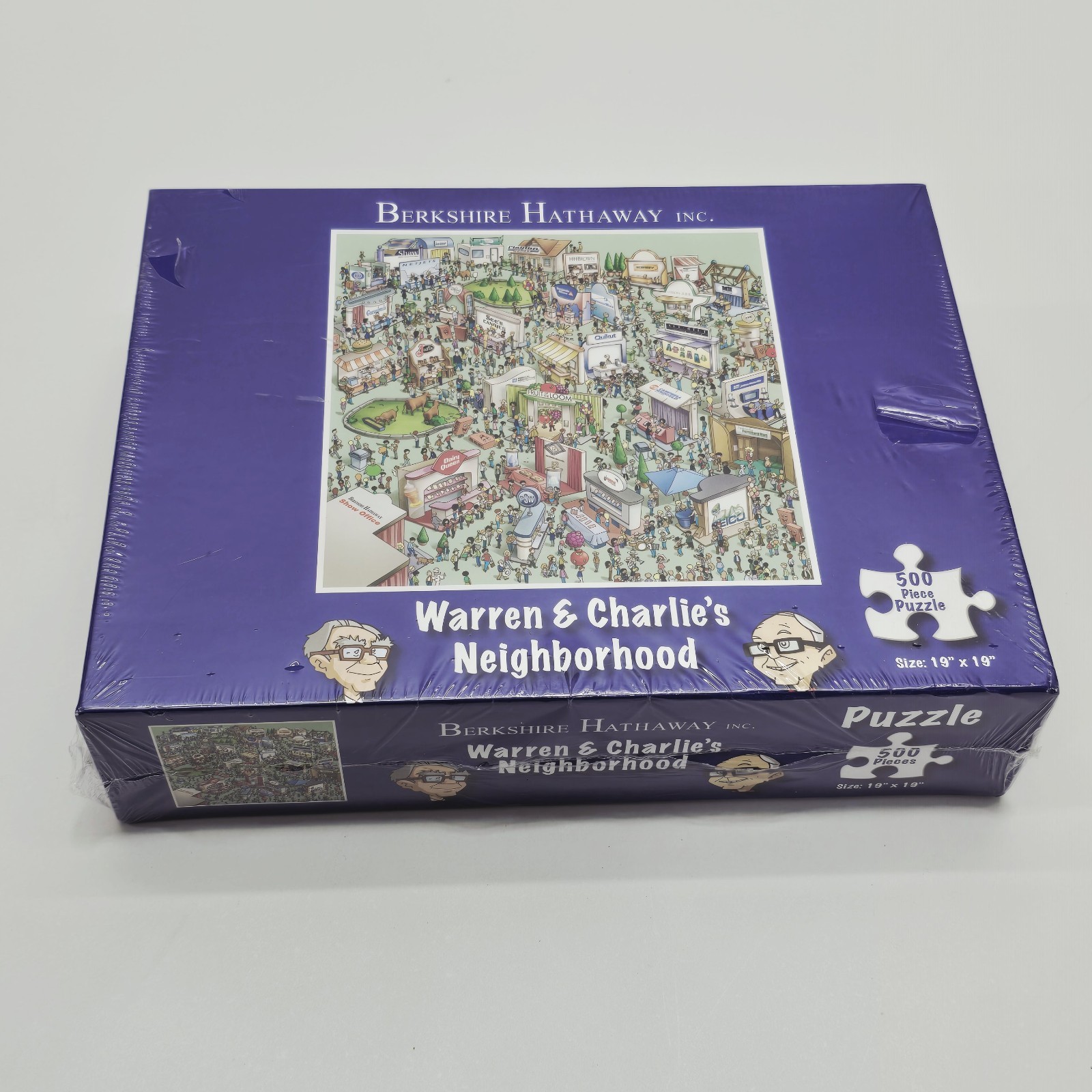 Warren Buffett & Charlie Munger Neighborhood Puzzle Berkshire Hathaway Exclusive