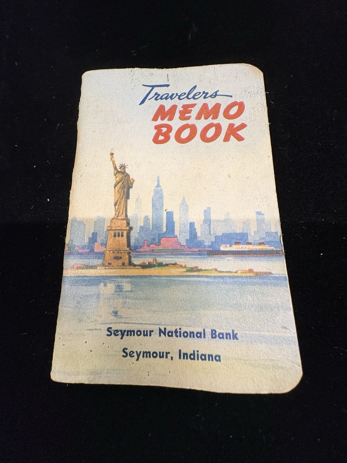 VTG 1946 Seymour Indiana Seymour National Bank Of America Traveler’s Memo Book