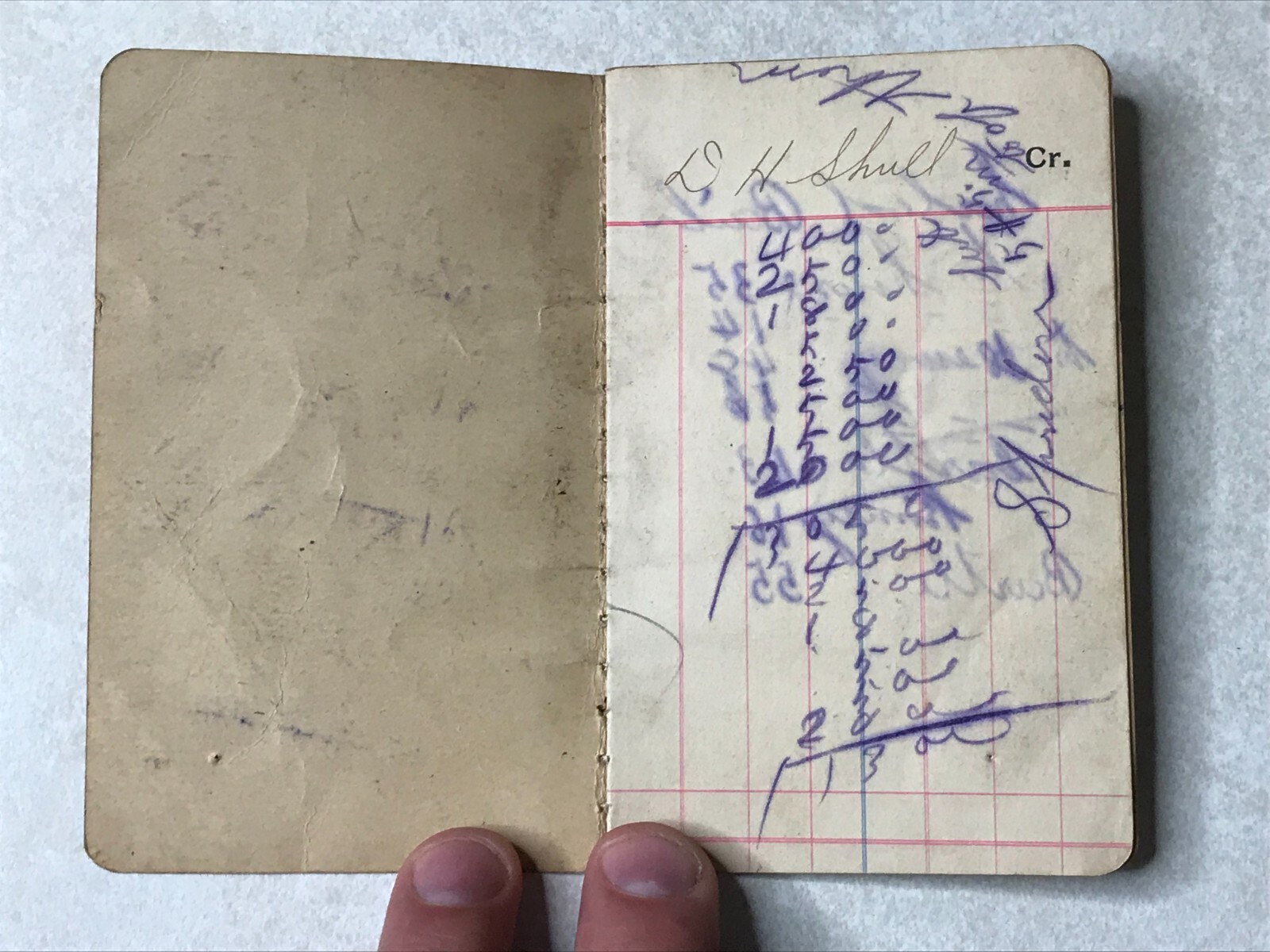 TT144 The Bank of Bluejacket Indian Territory IND TER bank notebook advertising