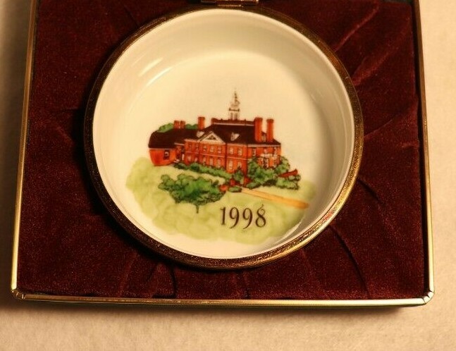 OHIO FARMERS INSURANCE CO LIMOGES POWDER BOX 1848-1998 LIMITED EDITION 586/2500