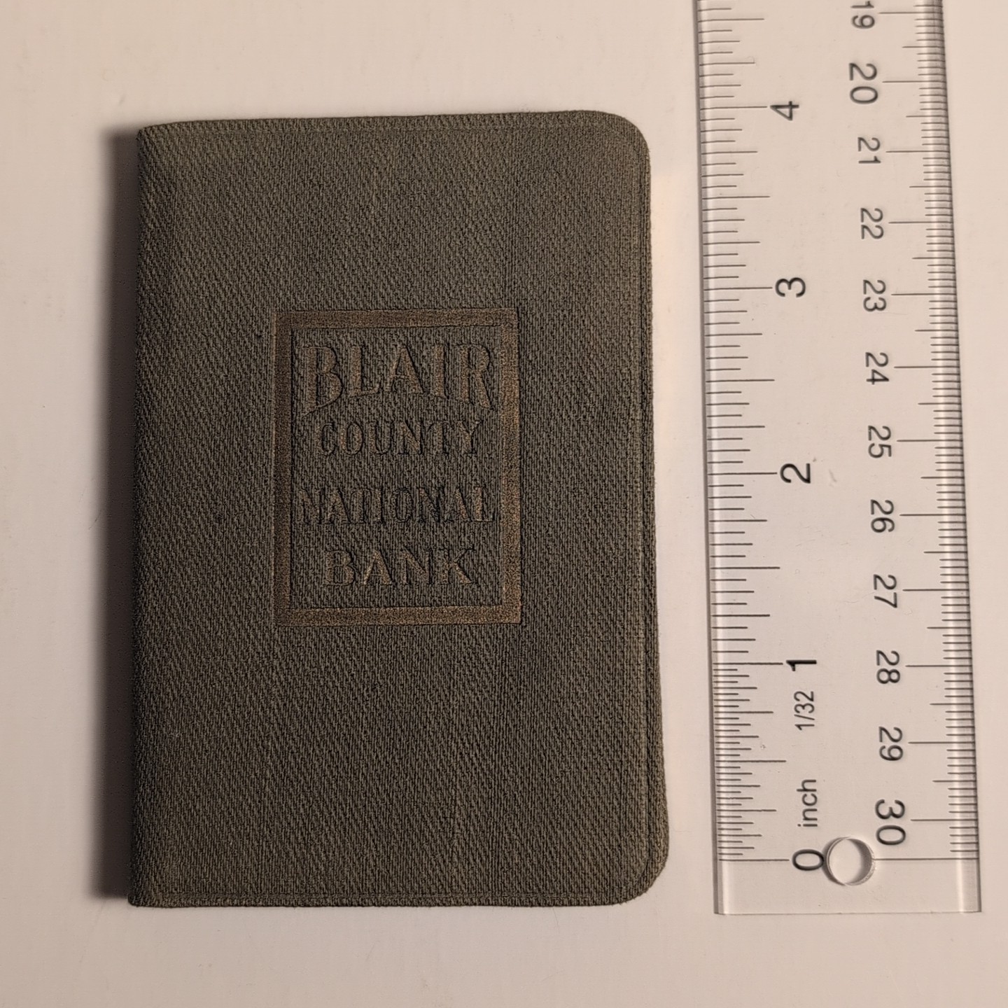 Vintage Blair County National Bank Tyrone PA Pennsylvania Bank Book