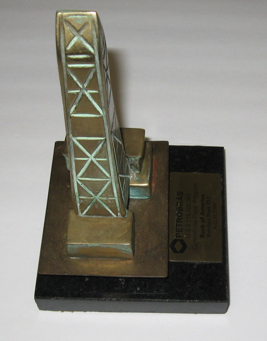 1994 Barclays Latin America, Bank of America CEO, Award Trophy Petobras/Palermo