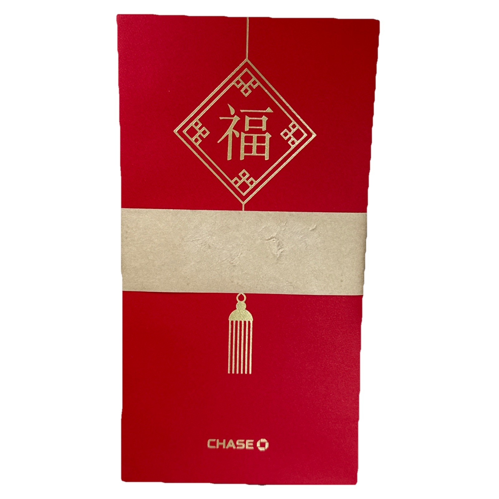 JP Morgan Chase Bank Chinese Lunar New Year Red Envelopes Money Gift Pack Of 8