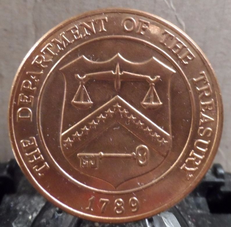 UNCIRCULATED DENVER,CO US MINT COMMEMORATIVEI 1789 MEDALLION (42717)