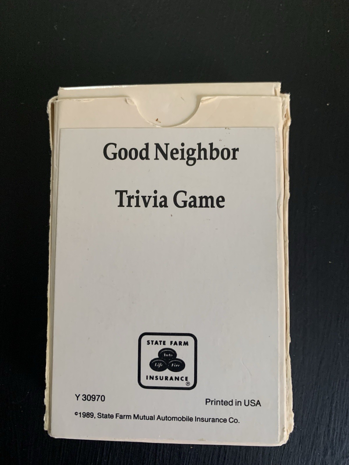 State Farm insurance Trivia Cards