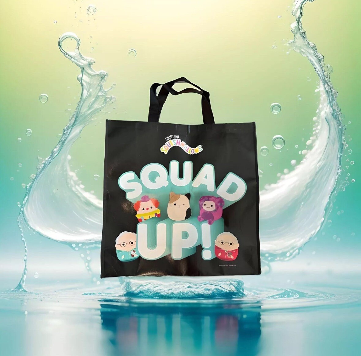 Warren Buffett 2024 Berkshire Hathaway Squishmallows 16 Inch Tote Bag