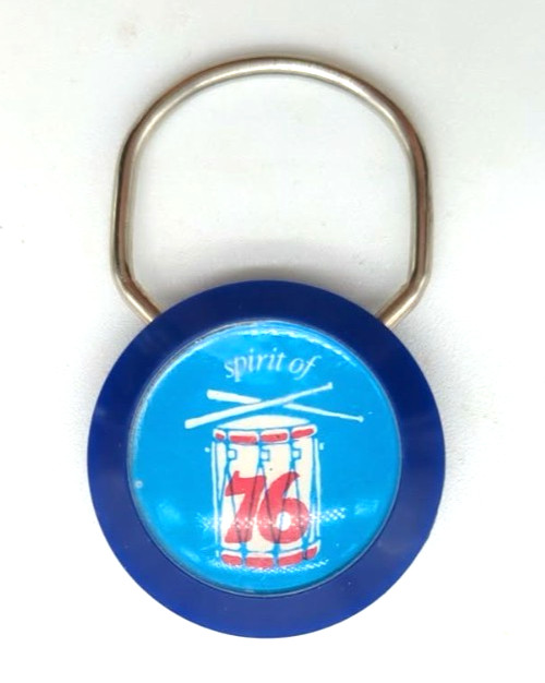 Bicentennial 1976 Advertising Keyring For First Federal Savings Grand Rapids MN