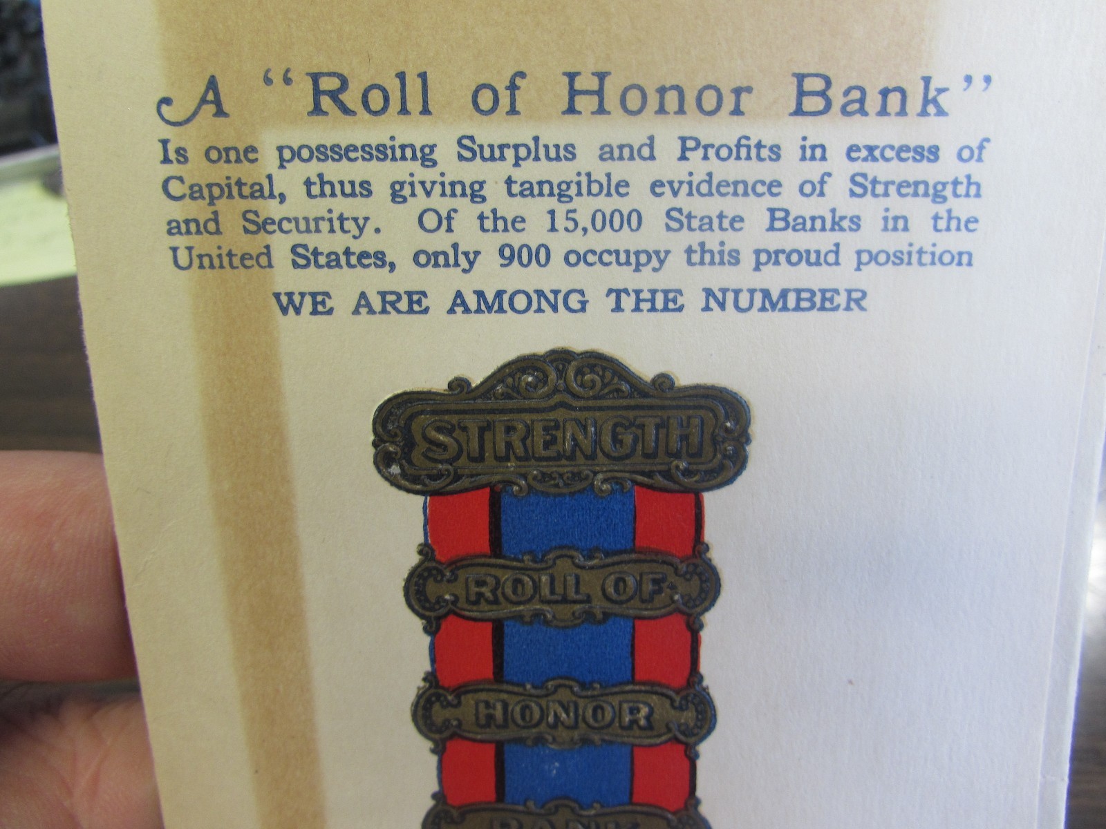 WEST SIDE BANK – SCRANTON PA – MARCH 1913 – STATEMENT OF WEST SIDE BANK – EXCELL