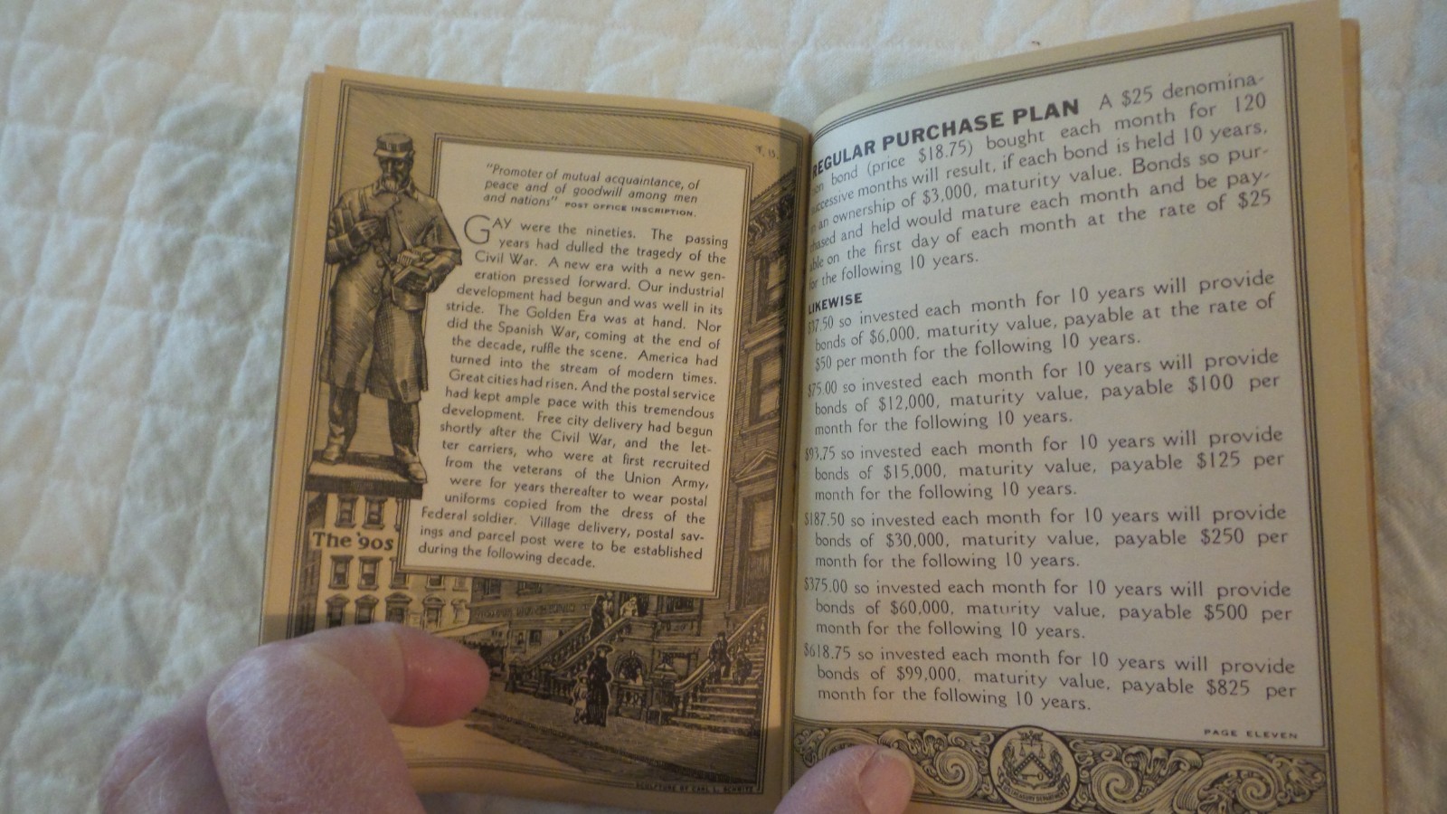 Antique UNITED STATES SAVINGS BOND Advertising BOOKLET