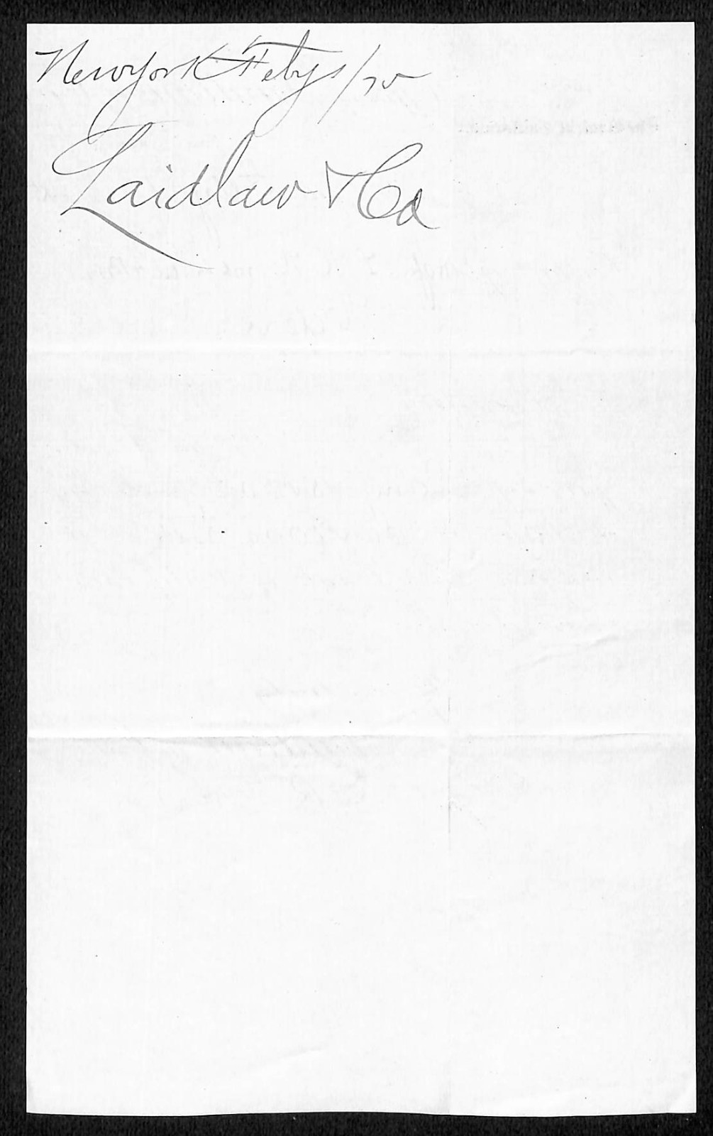 Laidlaw & Co NYC 1875 Payment Notice L.H. Hershfield* Helena “$1,000 Gold” (#12
