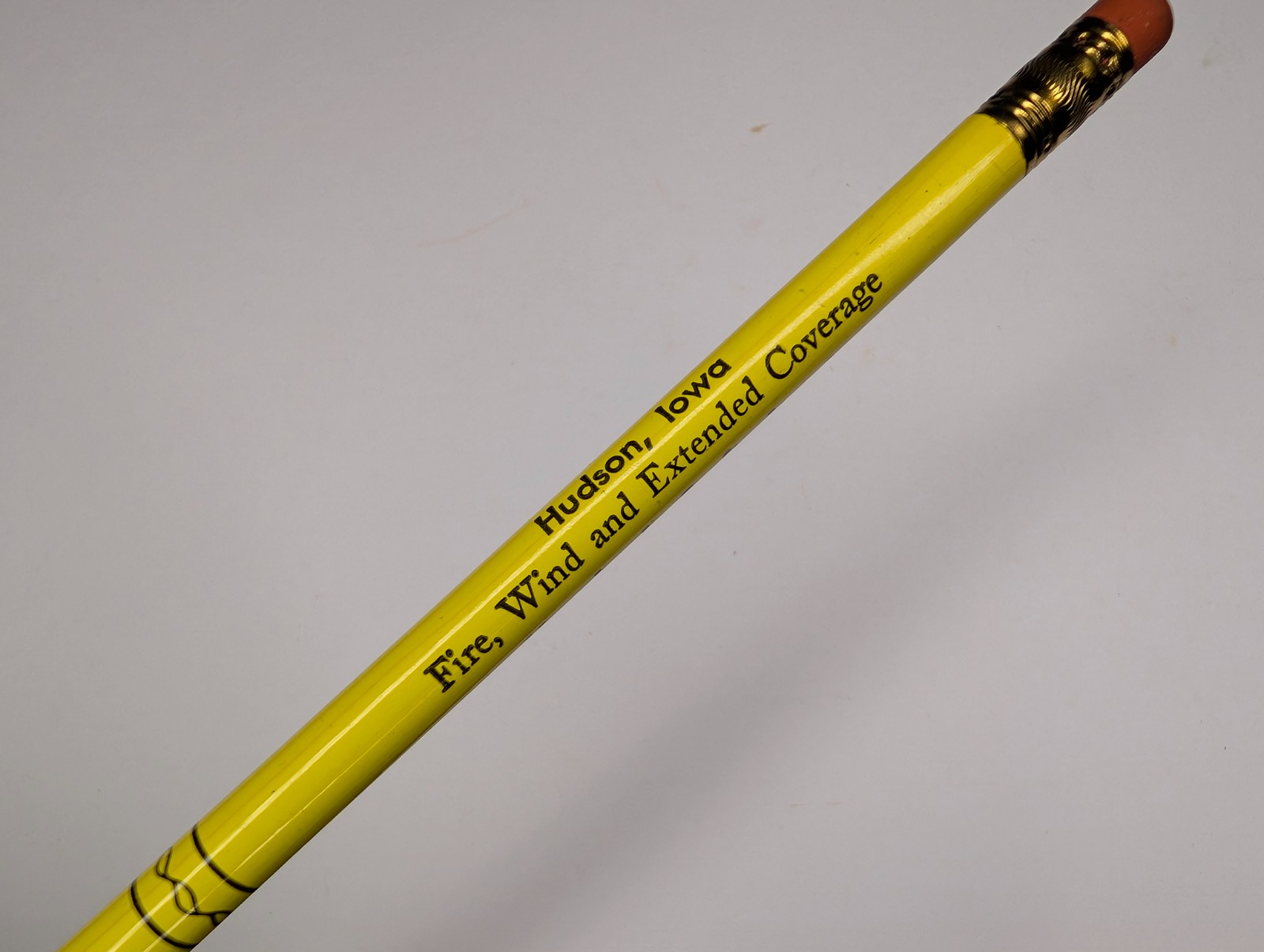 c1970s Hudson Iowa Farmers Mutual Insurance Association Pencil Vaughn L Craft IA