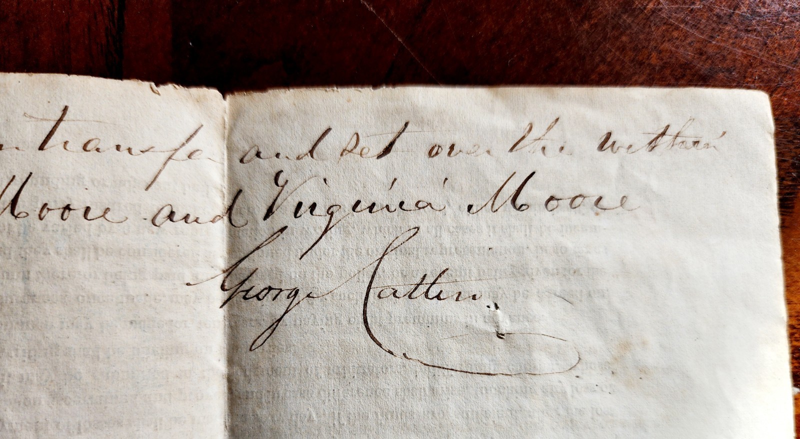 George Catlin Signed Autographed Mutual Insurance Policy That Expired May 1845