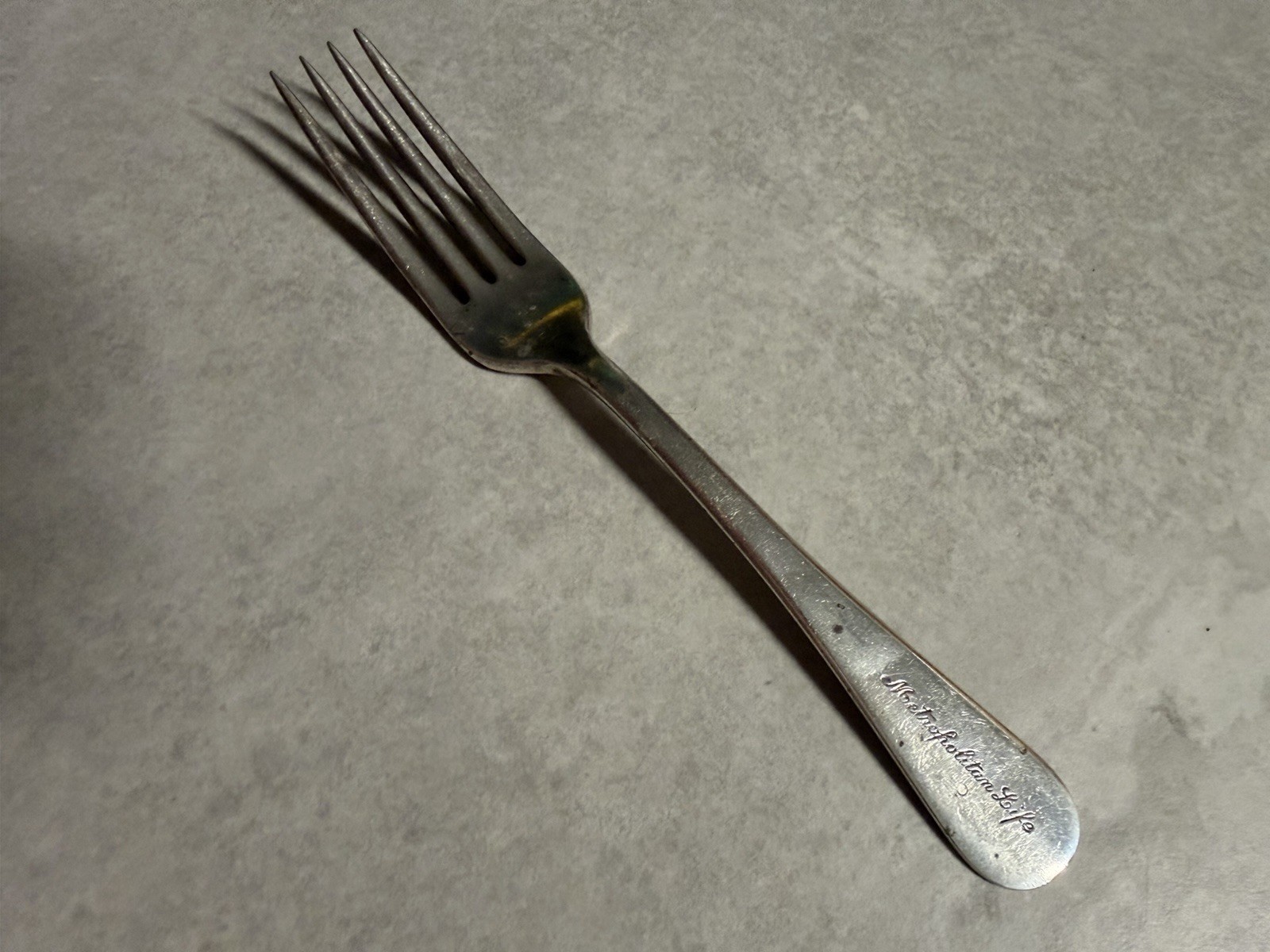 Reed & Barton Stainless Fork MetLife Metropolitan Life Insurance Company